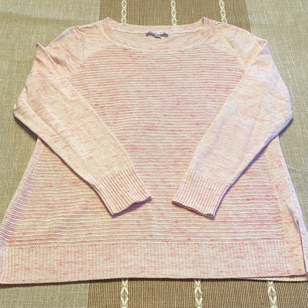 Talbots Blush Pink Crew Neck Sweater